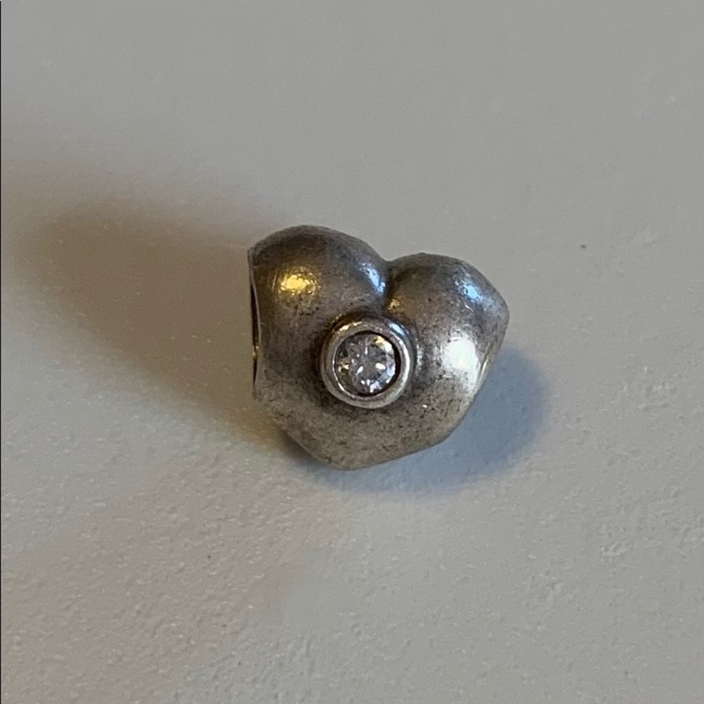 Diamond Heart Pandora charm
